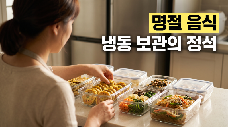 추석 연휴 남은 명절 음식 깔끔하게 냉동 보관하는 밀폐용기 활용법