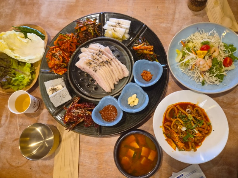 부산 송정 맛집 한정식 송정옥 전복솥밥이 미쳤어요