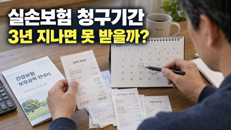 실손보험 청구기간 몇 년일까? 3년 지나면 정말 못 받을까?