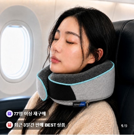 실버채 기내용 목베개 여행용 휴대용 비행기 목쿠션 장거리 해외여행 구매후기