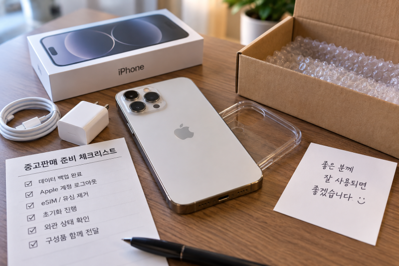 아이폰 중고판매 전 초기화하는 방법, 이것부터 확인하세요