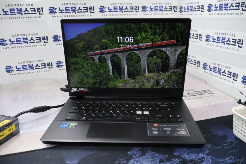 MSI 노트북액정수리 GP66 Leopard 11UG240Hz 샤프 패널 대신 165Hz로 교체하는 이유