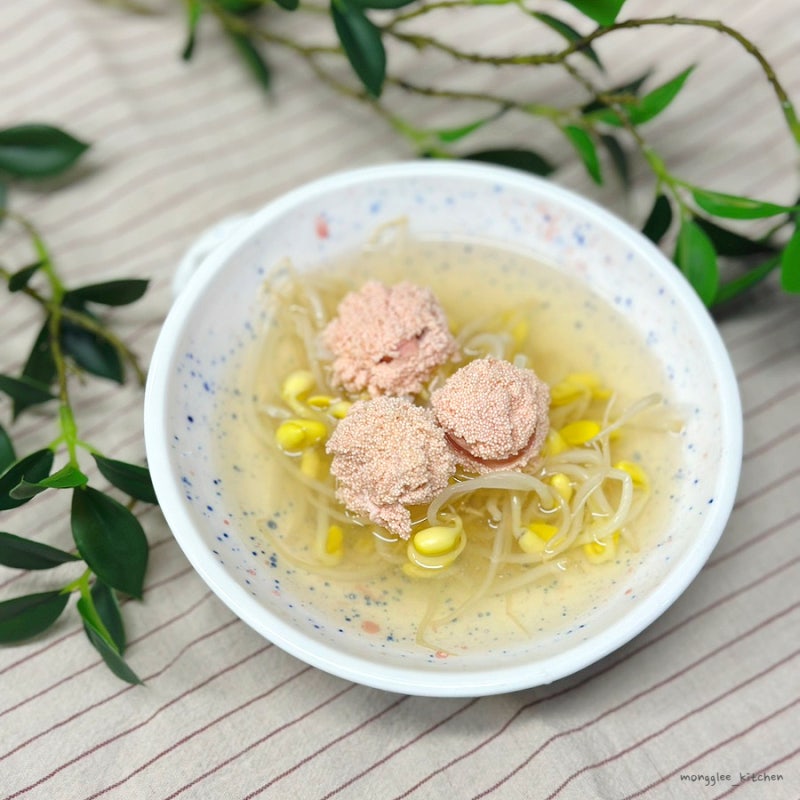 흔한 콩나물국의 대변신 명란 콩나물국 레시피