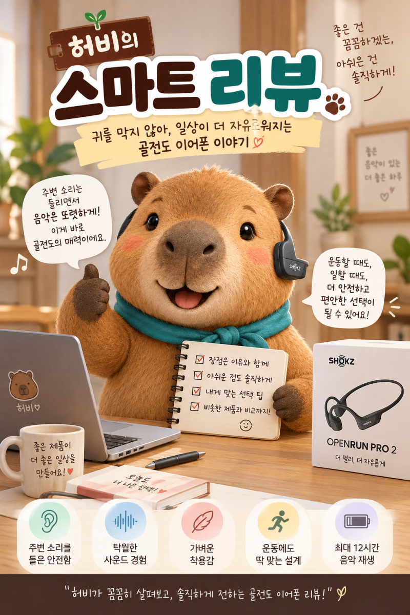 샥즈 오픈런 프로2 S820 리뷰, 가격과 후기 정리