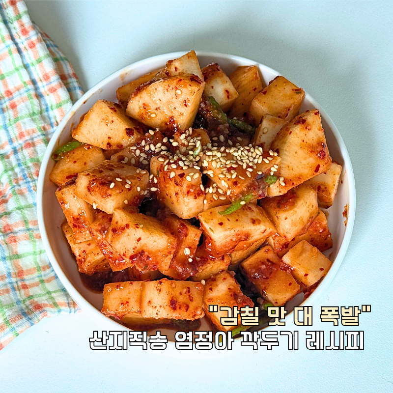 깍두기 담그는법, 사과 사이다 넣어 "감칠맛 폭발" 염정아 레시피
