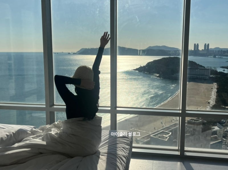 해운대 썬클라우드 호텔 코너스위트 오션뷰 조식 부산 가성비 감성 숙소 추천