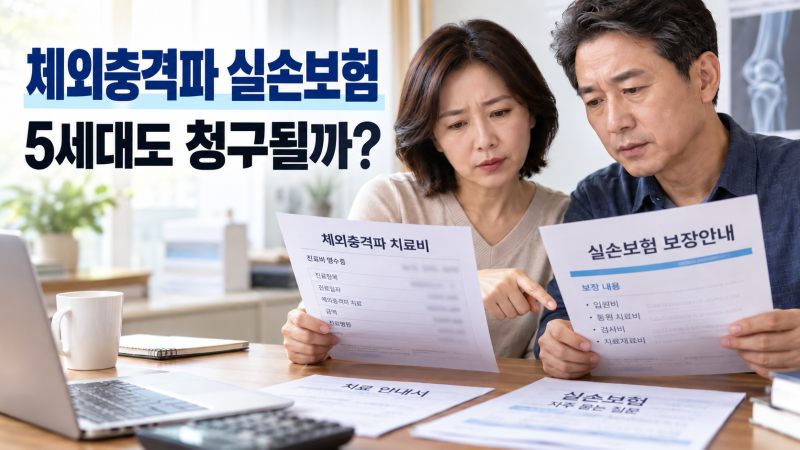 체외충격파 실손보험 청구될까? 4세대·5세대에서는 무엇이 달라졌을까?