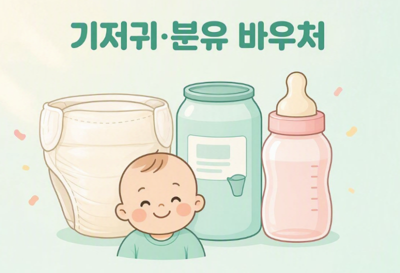 2026 기저귀·분유 바우처 지원 대상 & 신청 방법 총정리 (SNS 과장 광고 주의)