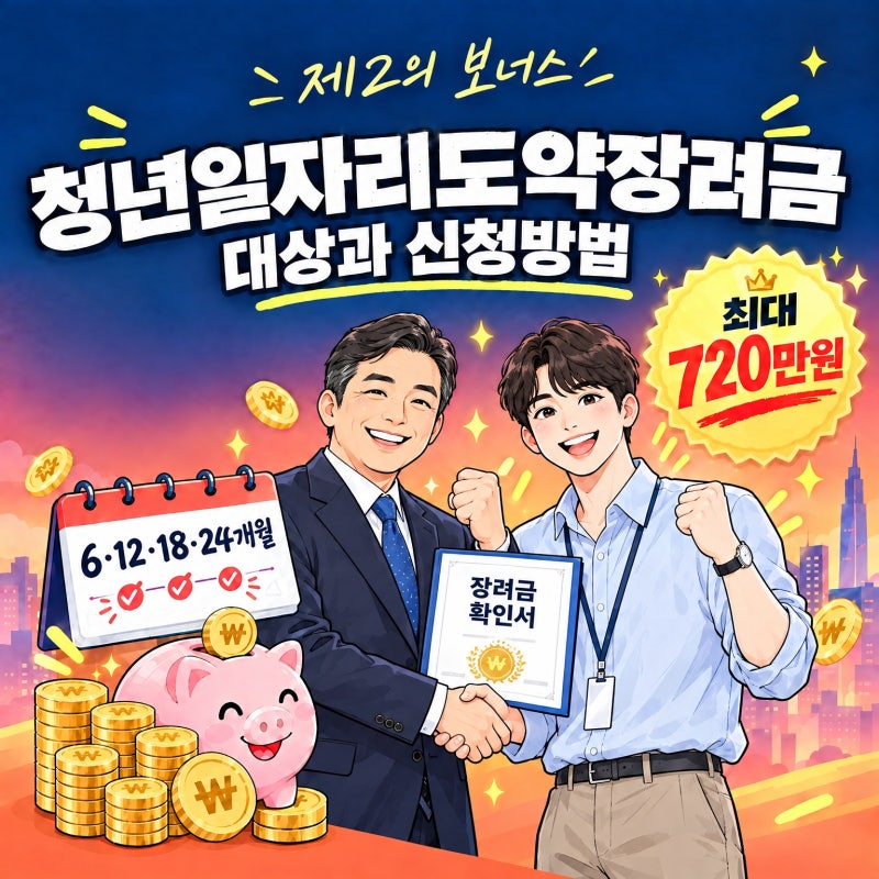 '제2의 보너스' 청년일자리도약장려금, 대상과 신청방법 총정리