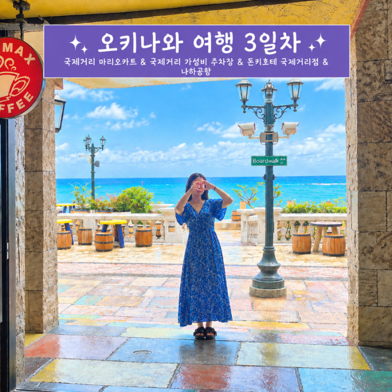 [일본-오키나와] 나하 국제거리 마리오카트 돈키호테 쇼핑 | 국제거리 가성비 주차장 | 돈키....