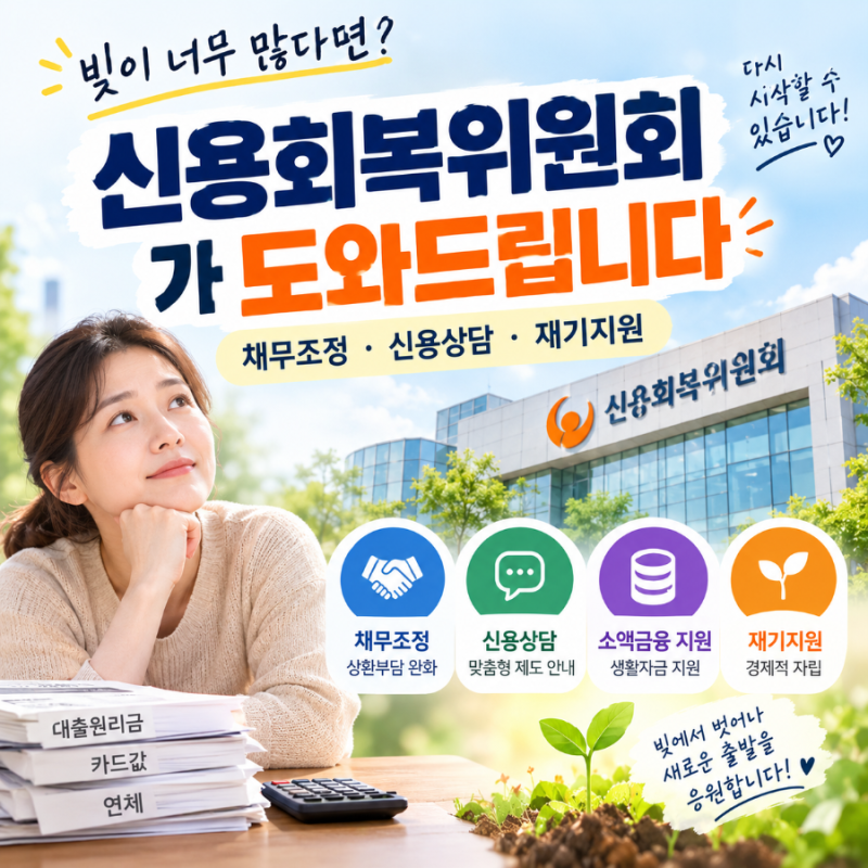 대출·카드값 감당이 어렵다면 꼭 알아야 할 1곳 "신용회복위원회" 강남지부 위치 운영시간 ....