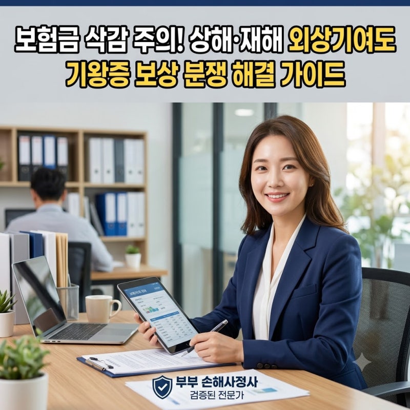 상해 및 재해 보상에서 외상 기여도, 기왕증이 영향을 미치는 기준