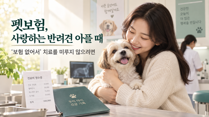 펫보험, 사랑하는 반려견 아플 때 ‘보험 없어서’ 치료를 미루지 않으려면