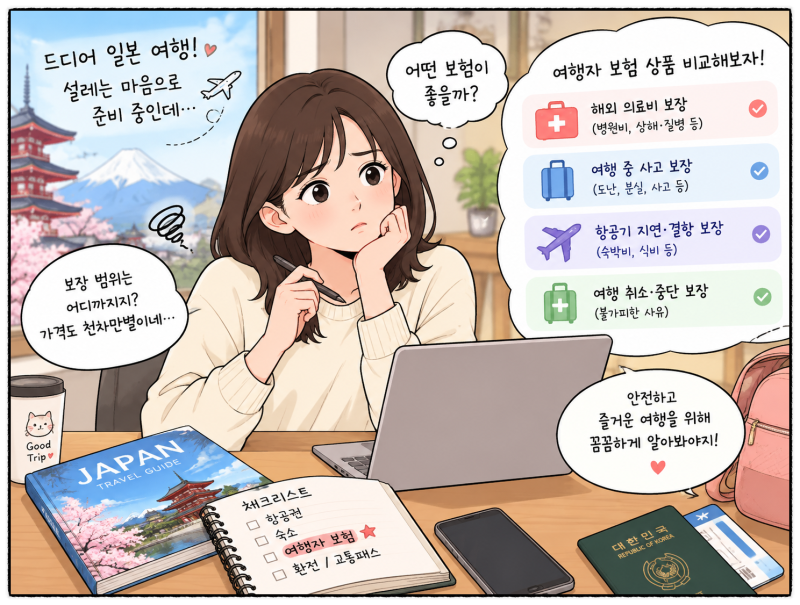 일본여행 여행자보험 추천｜마이뱅크+카카오페이 지수형 특약 조합