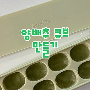 토핑이유식 | 달큰하고 영양 가득! 양배추 큐브 만들기