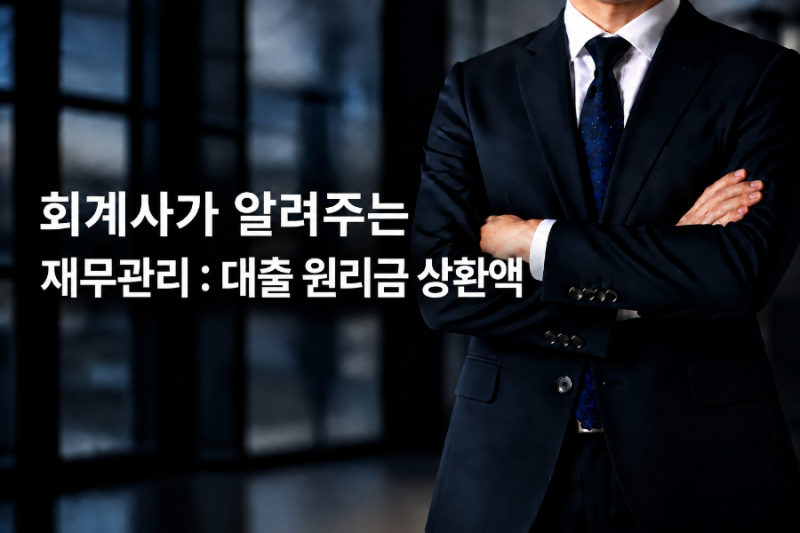 회계사가 알려주는 재무관리 : 대출 원리금 상환액, 엑셀로 직접 계산하는 법