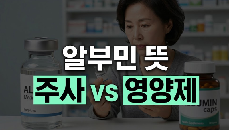 알부민 효능, 주사와 영양제 차이 및 가격 총정리