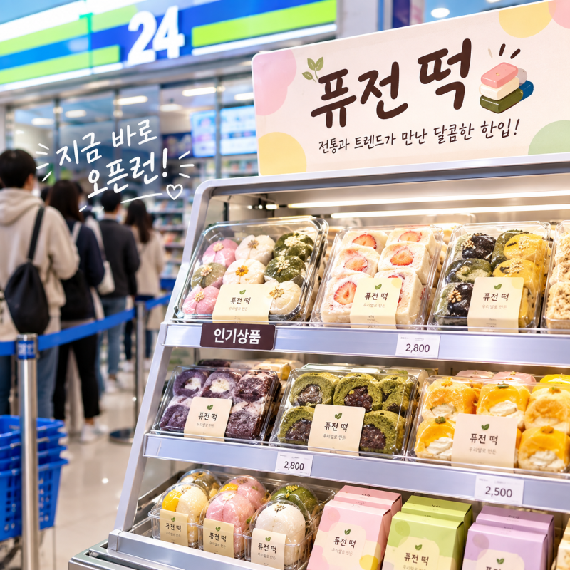 "새벽부터 편의점 앞에 줄을 분다고?" 빵순이들이 추석 연휴에 떡 찾아 '오픈런' 하는 진짜 이....