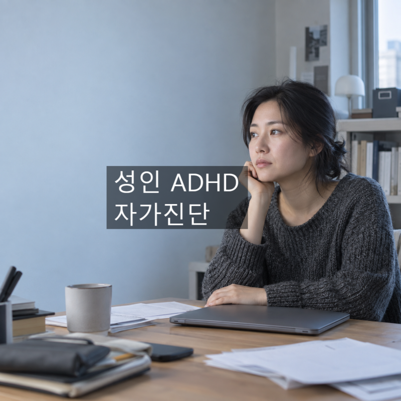 성인 ADHD 자가진단 점수가 높아도 확진이 아닌 이유