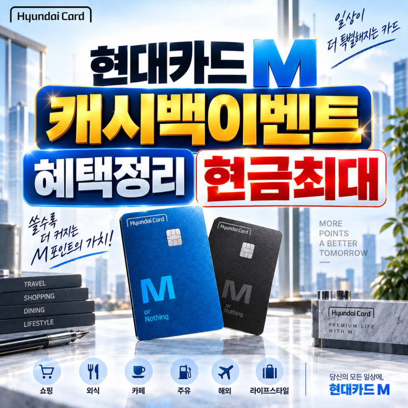 현대카드 설계사 추천 m포인트 사용 방법 혜택 정리 및 캐시백 후기