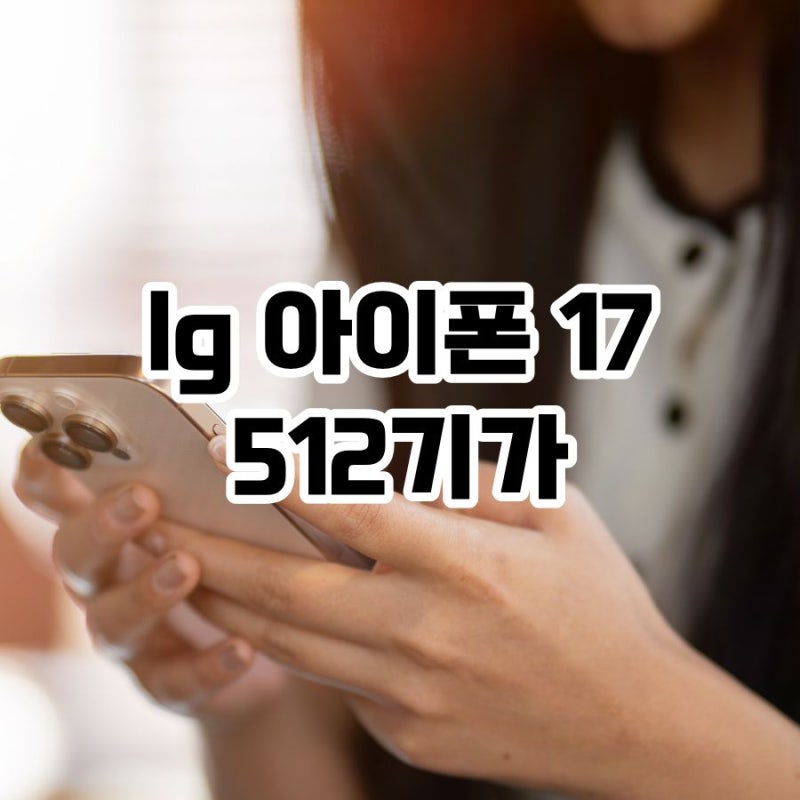 lg 아이폰 17 512기가 신제품 나온 시점에 17을 다시 본 이유