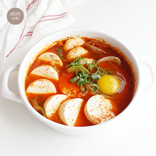 바지락 새우 해물순두부찌개 레시피 양념까지