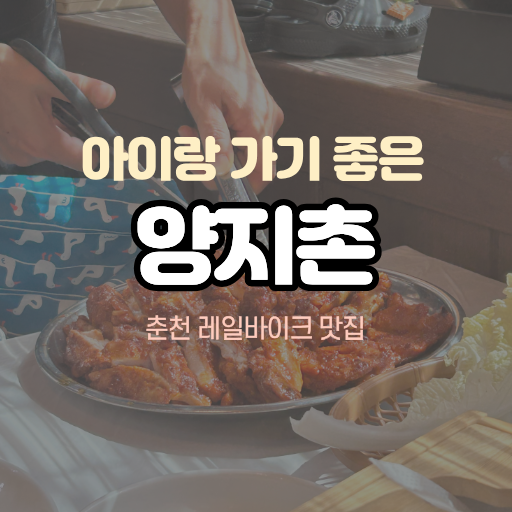 김유정 레일바이크 맛집 양지촌 닭갈비, 아이 동반 후기