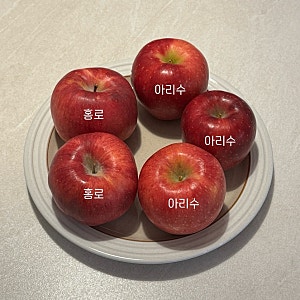 18) 사과품종 홍로 아리수 비교