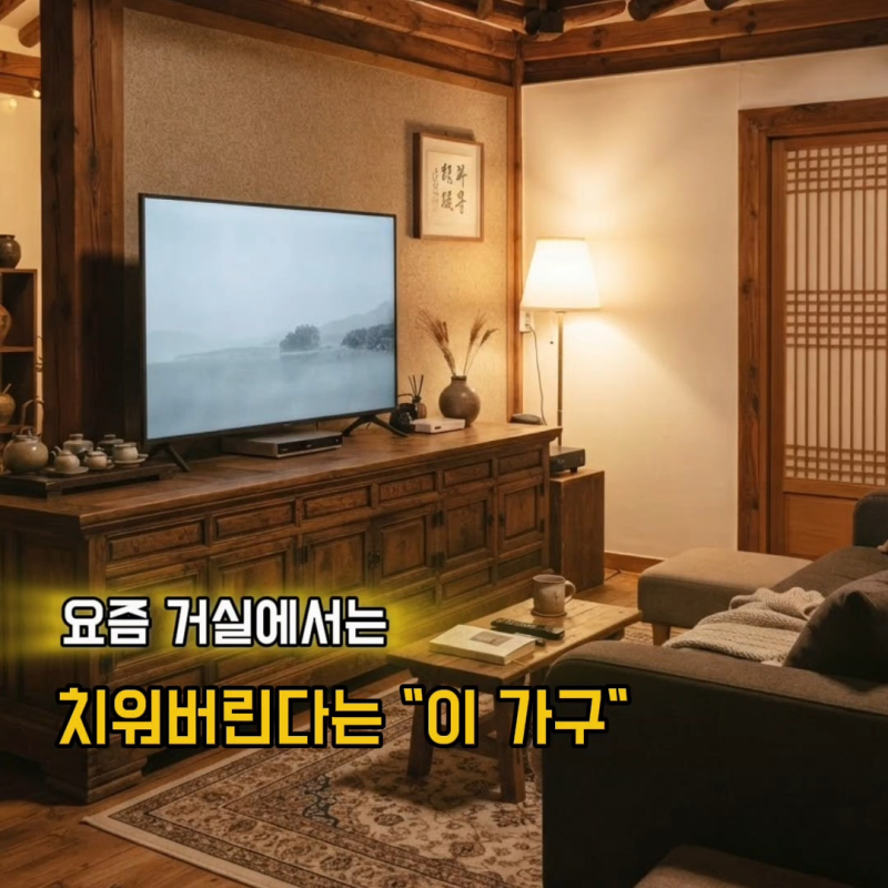 거실장을 없앴더니 달라졌어요 요즘 거실 인테리어의 공통점