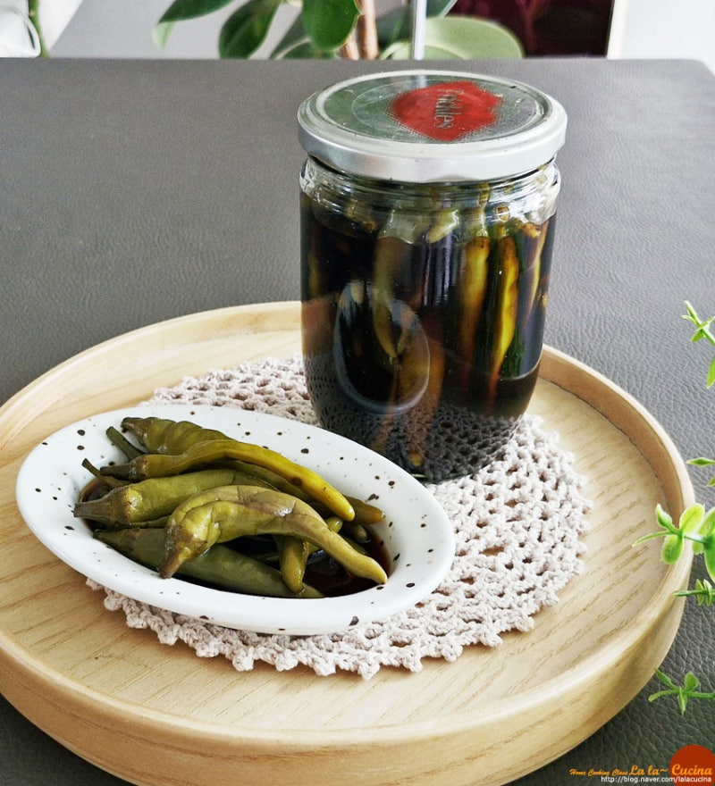 간장 고추장아찌 만들기 청양고추 장아찌