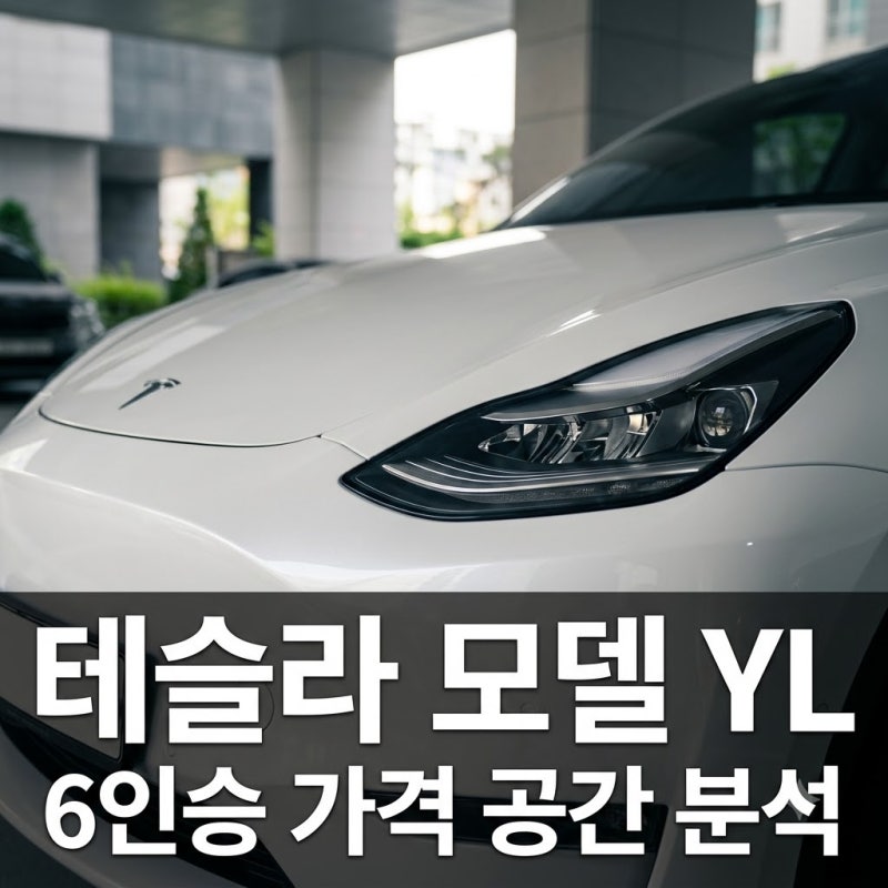 테슬라 모델 YL 6인승 출시 가격 주행거리 승차감 실구매가 완벽 정리
