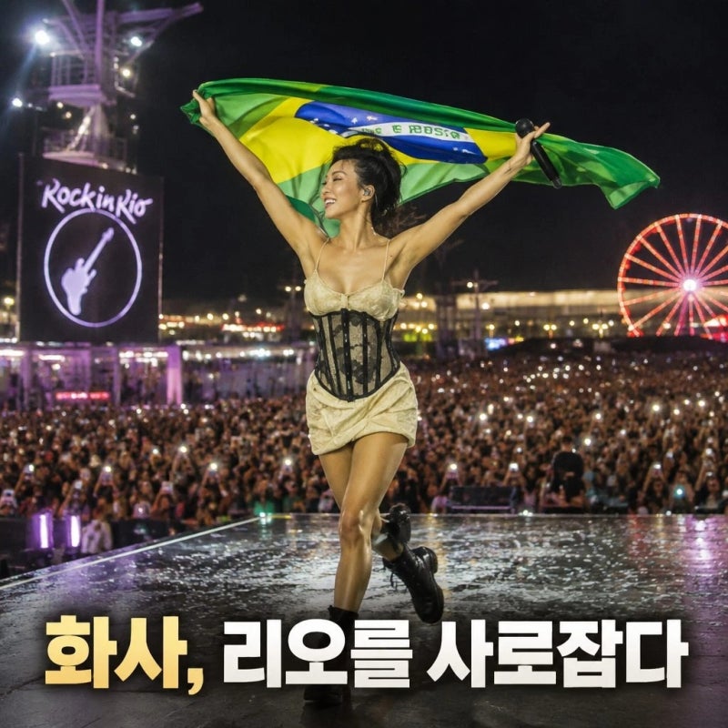 화사 록 인 리오 공연 2위 엘튼 존 이어 최고의 무대