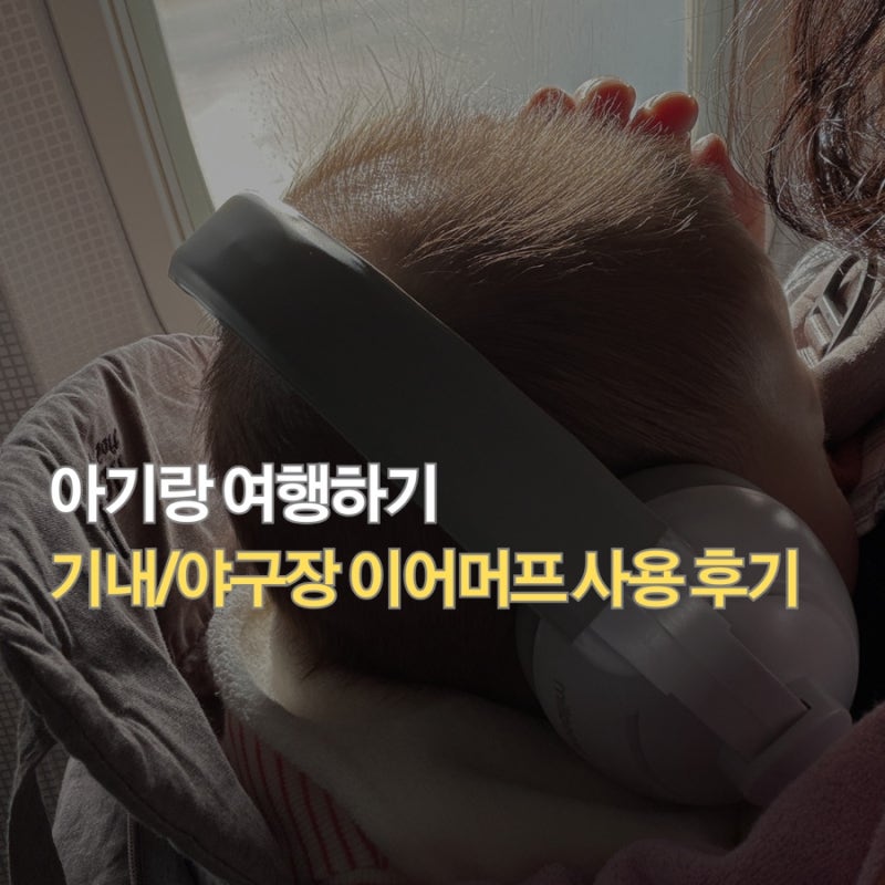 아기 비행기 헤드셋 추천|프로살림 이어머프 야구장·기내 사용 후기