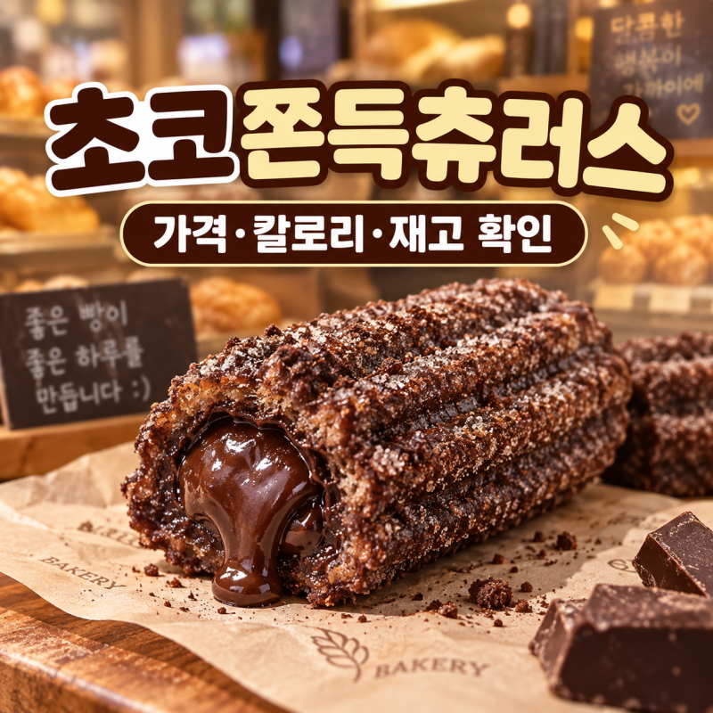 파리바게뜨 초코쫀득츄러스 왜 품절일까? 가격·칼로리·재고 확인 정리