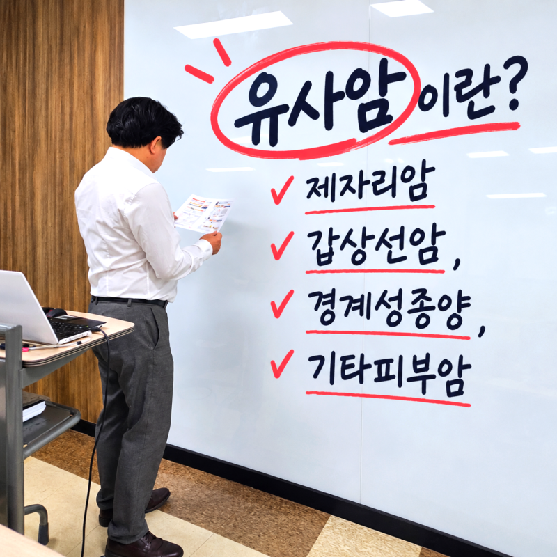 유사암이란 무엇일까? 종류 4가지와 일반암·소액암 진단비 차이