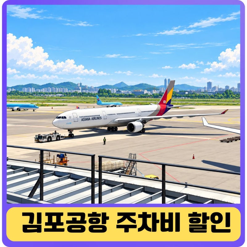 김포공항 주차대행 주차요금 할인 예약 방법