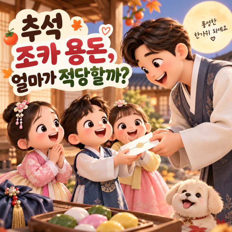 추석 조카 용돈, 도대체 얼마가 적당할까?