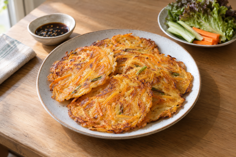 가을 늙은호박전 만드는법, 부침가루 비율과 바삭하게 굽는 순서