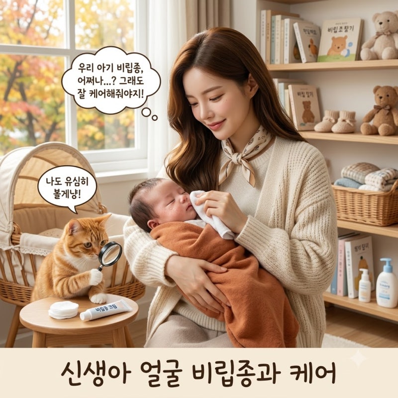 신생아 얼굴에 오돌토돌 돋아나는 비립종 원인과 자연 치유 관리법