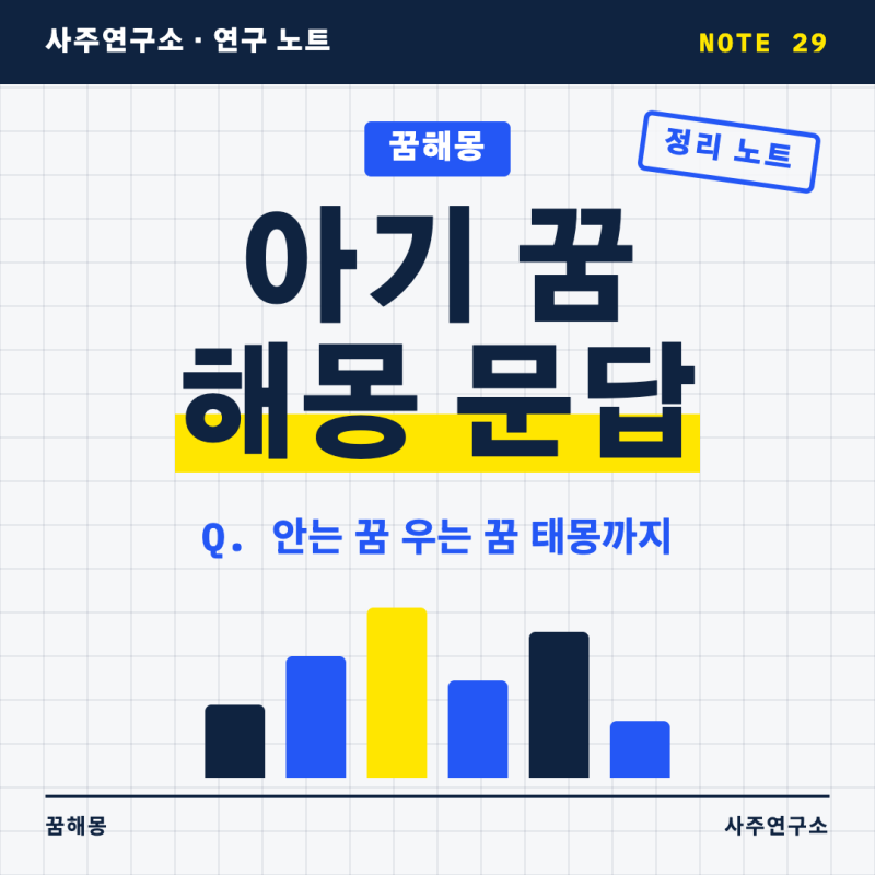 아기 꿈 해몽, 안는 꿈 우는 꿈 태몽까지 궁금한 것 열한 가지 문답