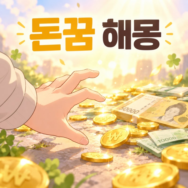 돈 줍는 꿈 돈 받는 꿈, 재물운 진짜 승자는 따로 있다