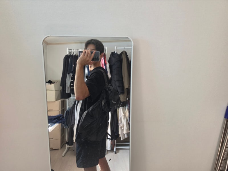 몽벨 버사라이트20 패커블 경량 백팩 출퇴근 때 메기 좋은 가방
