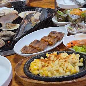 을왕리 조개구이 맛집 인천회조개구이, 스끼다시 10종에 푸짐하게 조개구이 먹고왔어요