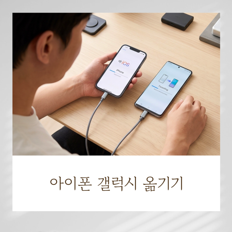 아이폰 갤럭시 옮기기, 스마트 스위치 데이터 이동 꿀팁