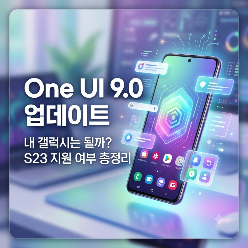 내 갤럭시는 될까? One UI 9.0 업데이트 대상 기종 및 주요 기능 총정리 (S23 지원 여부)