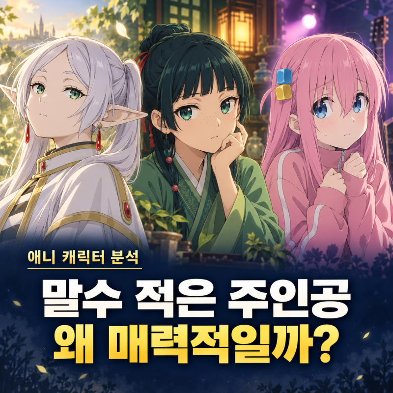 프리렌·마오마오·봇치의 공통점? 말수 적은 애니 주인공이 매력적인 이유