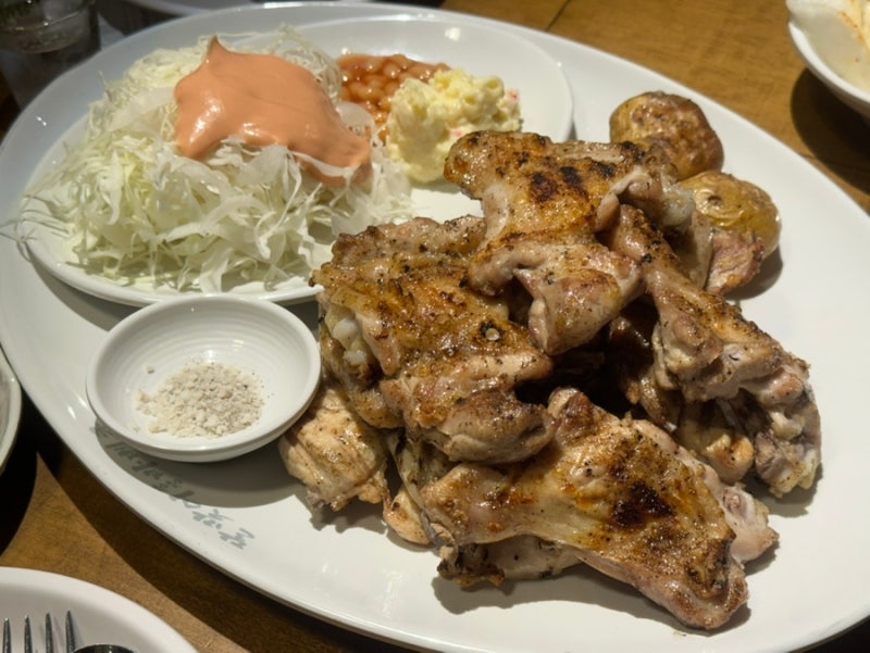 숙대입구역 맛집 ‘달맞이광장바베큐 남영점’｜웨이팅•주차•소금바베큐•딸기요거트 ....