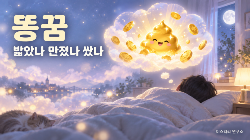 똥꿈 해몽, 밟은 꿈·만진 꿈·싸는 꿈까지