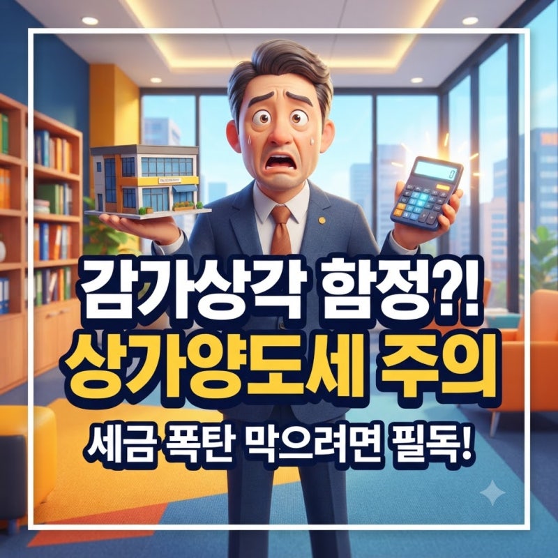 상가 양도소득세, 기본 계산 구조
