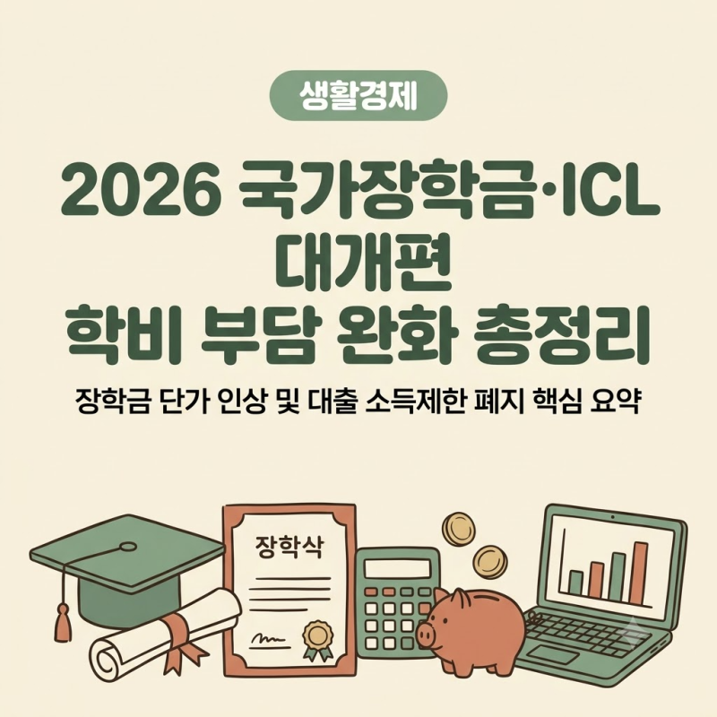 대학생이라면 꼭 확인하세2026년은 한국 청년 및 가계 경제 정책에서 매우 중요한 분수령이 ....